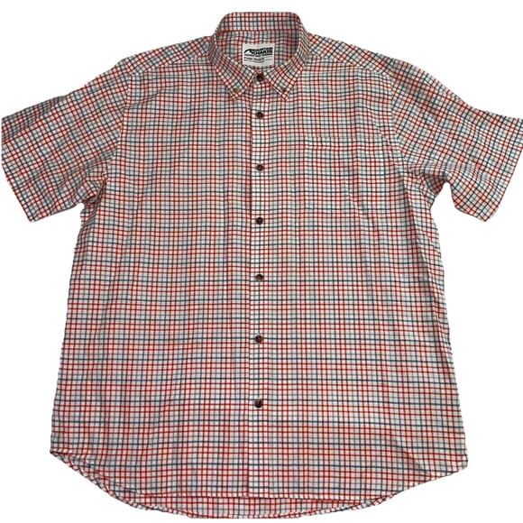 Mountain Khakis Shirt Mens Size XL Plaid Button Short Sleeve Classic Fit Outdoor - Picture 1 of 12